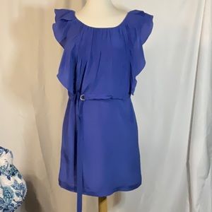 Leifsdottir Ruffled Silk Dress